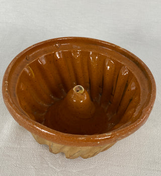 Vintage French Ceramic Bundt Cake Mould