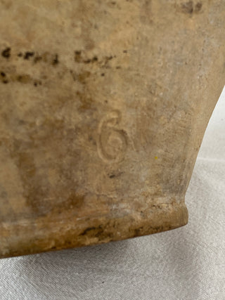 Antique Yellow Glazed Confit Pot