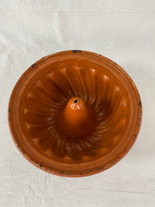 Vintage French Ceramic Bundt Cake Mould