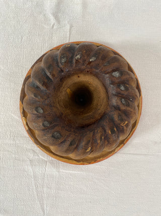 Vintage French Ceramic Bundt Cake Mould