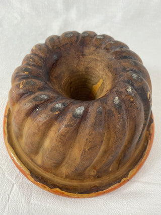 Vintage French Ceramic Bundt Cake Mould