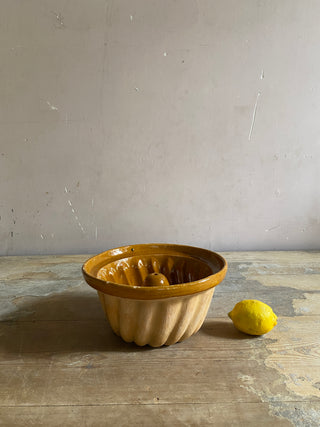 Vintage French Ceramic Bundt Cake Mould