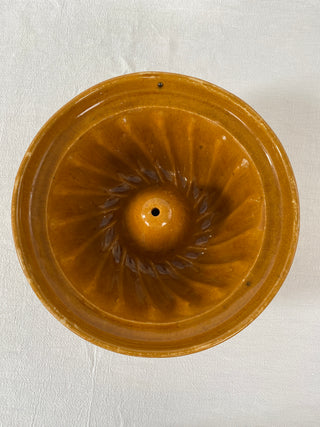 Vintage French Ceramic Bundt Cake Mould