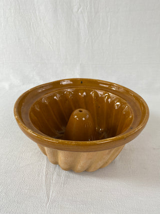 Vintage French Ceramic Bundt Cake Mould