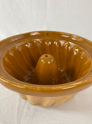 Vintage French Ceramic Bundt Cake Mould