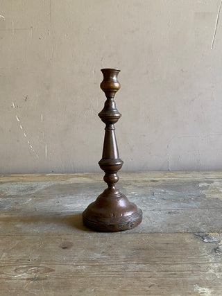 Copper Coloured Candlestick
