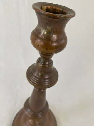 Copper Coloured Candlestick
