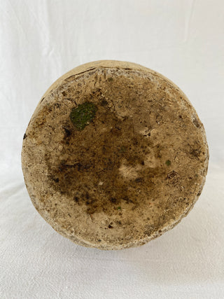 Antique French Green Walnut Oil Jar