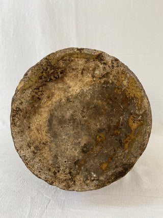 Antique French Green Walnut Oil Jar