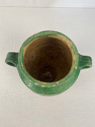 Antique Green Glazed Confit Pot