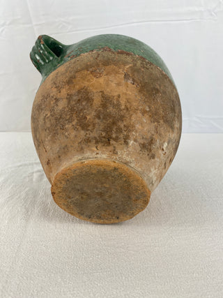 Antique Green Glazed Confit Pot
