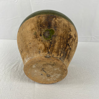 Antique French Green Oil Jug