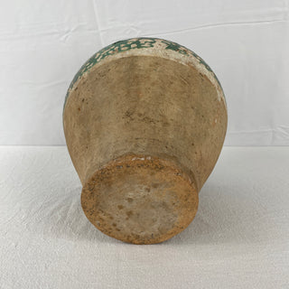 Antique French Green Oil Jug