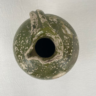 Antique French Green Oil Jug