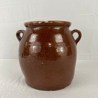 Glazed Stoneware Pot à Graisse