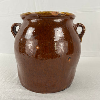 Glazed Stoneware Pot à Graisse