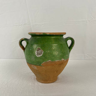 Antique Green Glazed Confit Pot