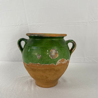 Antique Green Glazed Confit Pot