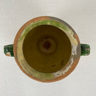 Antique Green Glazed Confit Pot