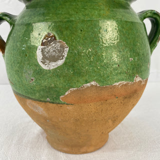 Antique Green Glazed Confit Pot