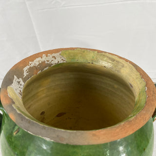 Antique Green Glazed Confit Pot