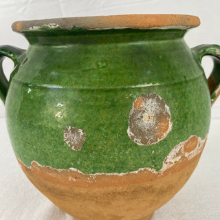 Antique Green Glazed Confit Pot