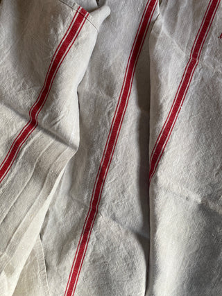 Trio Of Vintage French Linen Tea Towels