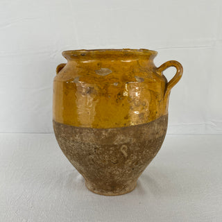 Antique Yellow Glazed Confit Pot