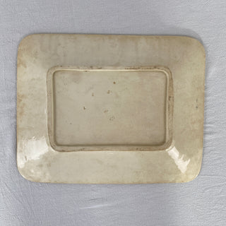 Antique French Floral Serving Platter