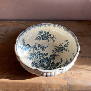 Antique French Floral Bowl