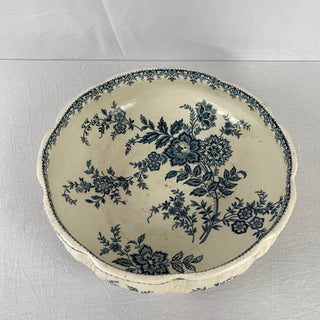 Antique French Floral Bowl