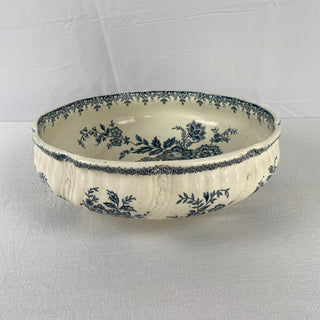 Antique French Floral Bowl