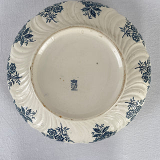 Antique French Floral Bowl