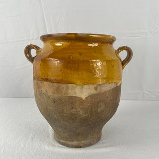 Antique Yellow Glazed Confit Pot