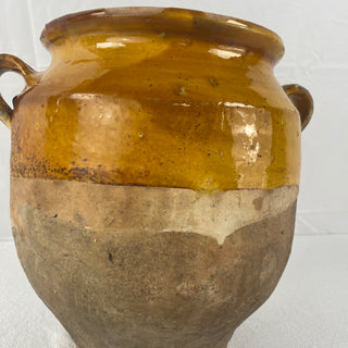 Antique Yellow Glazed Confit Pot