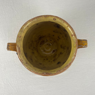Antique Yellow Glazed Confit Pot