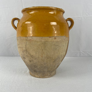 Antique Yellow Glazed Confit Pot