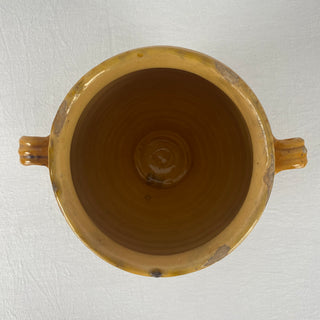 Antique Yellow Glazed Confit Pot