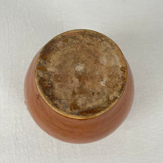 Antique Orange Glazed Confit Pot