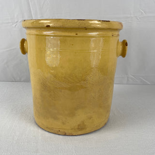 ANTIQUE FRENCH GLAZED LARGE 19TH CENTURY PRESERVING POT