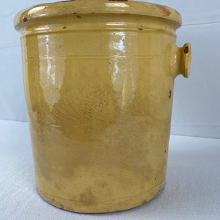 ANTIQUE FRENCH GLAZED LARGE 19TH CENTURY PRESERVING POT