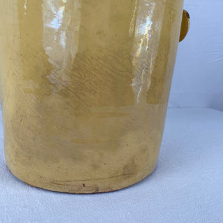 ANTIQUE FRENCH GLAZED LARGE 19TH CENTURY PRESERVING POT