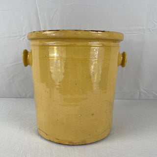 ANTIQUE FRENCH GLAZED LARGE 19TH CENTURY PRESERVING POT