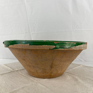 Large Antique Green Tian Bowl