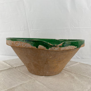 Large Antique Green Tian Bowl
