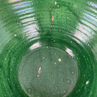 Large Antique Green Tian Bowl