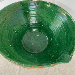 Large Antique Green Tian Bowl