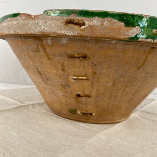 Large Antique Green Tian Bowl