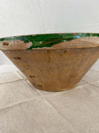 Large Antique Green Tian Bowl
