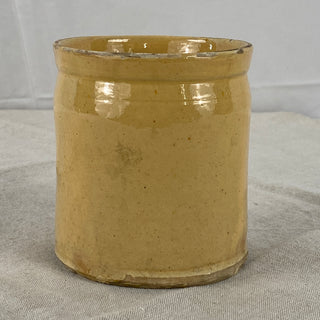 ANTIQUE FRENCH GLAZED CONFITURE (JAM) POT